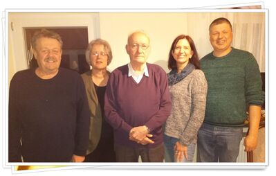 von links Eberhard Schneider, Britta Brandstätter, EF Schäfer, Karina Merten, Heribert Gross, es fehlt Yvonne Pisar