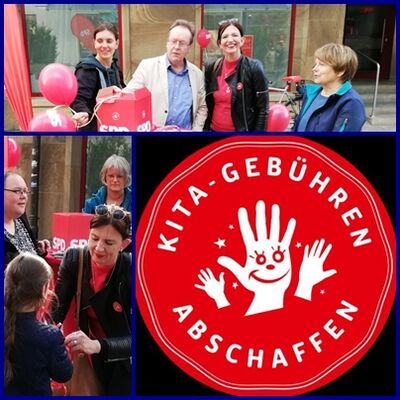 Infostand der SPD in Bruchsal